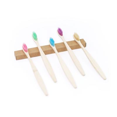 China Custom Travel Travel Bamboo Toothbrush Supplier Small Natural Portable Bamboo Toothbrush for sale