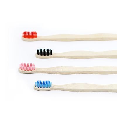 China Home 100% Natural Soft Nylon Stiffen Shape Wavy Brush Paper Box Reusable Eco Friendly Bamboo Toothbrush for sale