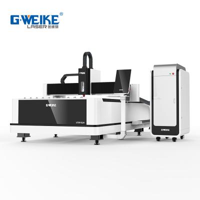 China NEW G.Weike 2022 SERVOMOTOR metal fiber laser cutting machine LF3015LN for carbon stainless steel aluminum with different power for sale