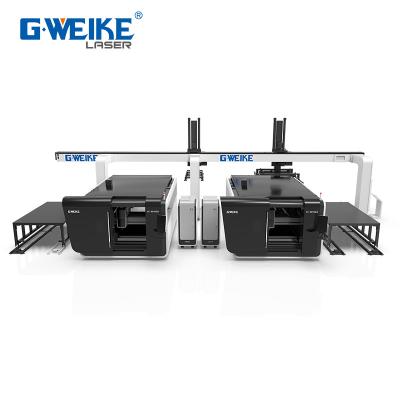 China 2021 NEW Best Quality LF3015 GAL Fiber Laser Cutting Machine Water Cooled Laser Iron Sheet Cutting Machine from G.Weike for sale