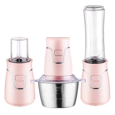 China Household Kitchen Appliances 500w BLENDER Stainless Steel 4 in 1 2 Speed ​​Food Processor Chopper Machine Commercial Food Processor for sale