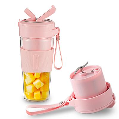 China Outdoor hot sale 350ml portable usb juicer cup and 4 blade professional industrial mini fruit juice blender for sale