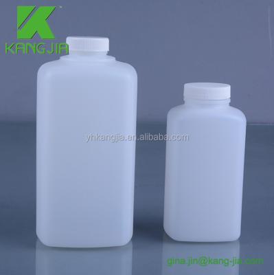 China Best Selling Soft Surface HDPE 1000ml/500ml Plastic Beckman Hematology Reagent Bottles for sale