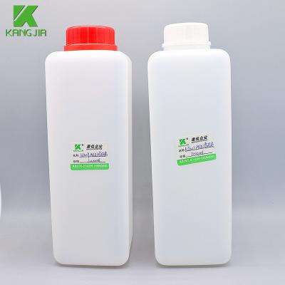 China 1000ml HDPE Smooth Surface Hematology Reagent Plastic Bottle ABX Plastic Bottle Chemical for sale