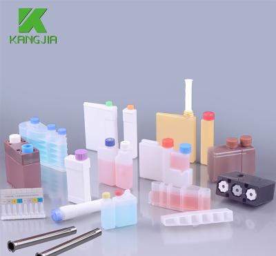 China Smooth Outer High Quality HDPE Clinical Chemistry Plastic Reagent Bottle For IVD Biochemistry Analyzer With Price Manufacturer for sale