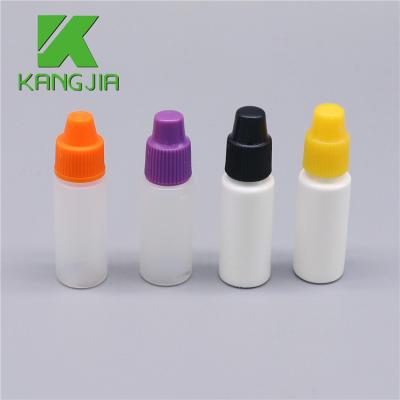 China Smooth Surface 3ml White Dropper Bottle For Chemical for sale