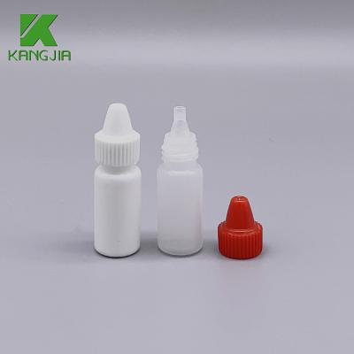 China Smooth Surface 3ml Into 5ml Dropper Bottle Plastic Eye Drop Bottles for sale