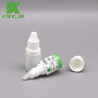 China Smooth Surface 5ml Plastic Dropper Bottle With Child Resistant Lids for sale