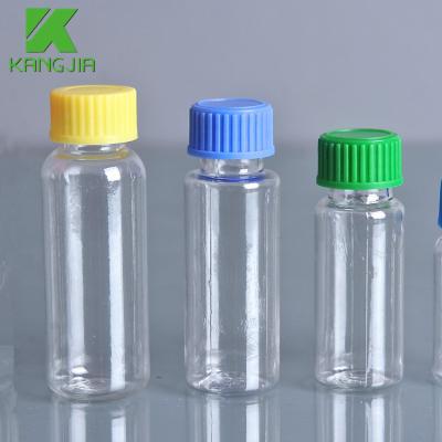 China Good Appearance Plastic Transparent Small Capacity PET Bottles for sale