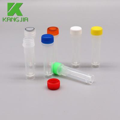 China Easy To Use 1.8ml Cryogenic Vials With Screw Lids Graduation for sale