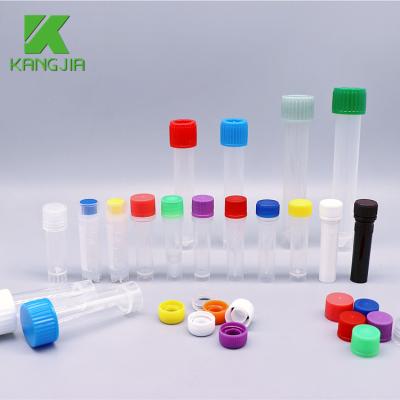 China Reagent Packing Hot Sale Vials Cryo Cryo Tubes Freezing Tube 0.5ml 1.5ml 1.8ml 2ml 5ml 7ml 10ml 12ml for sale