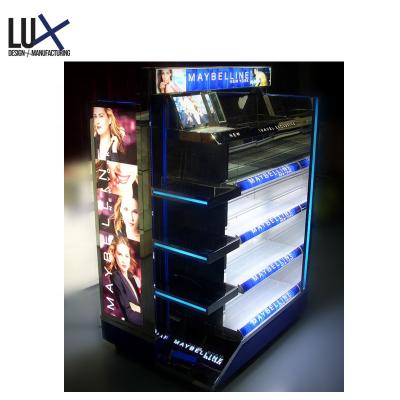 China Retail Stores LUX Customized Custom Fashion Makeup Cosmetic Store Design With Skin Care Store Design Cosmetic Showcase For High-turnover Sale for sale