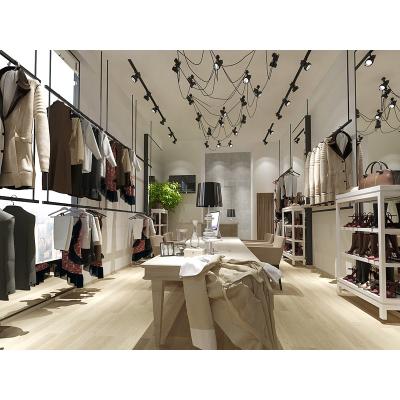 China LUX Customized Creative Apparel Fitout Store Design Clothing Store Equipment For Shopping Mall 5 Years Quality Warranty for sale