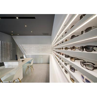 China LUX Customized 3D rendering optical display, eyewear display retail store for store fixture 5 years quality warranty for sale