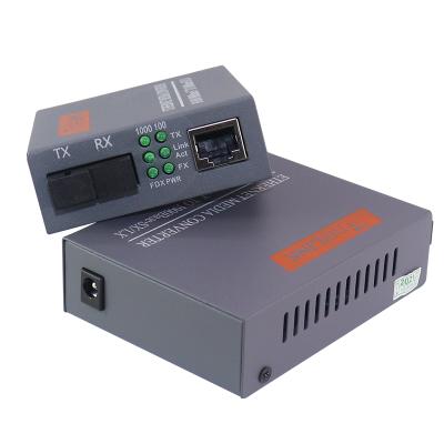 China Gigabit Optical Converter 10/100/1000Base-Tx to 1000Base-X Fiber Optic Media Converter Gigabit Optical Converter for sale