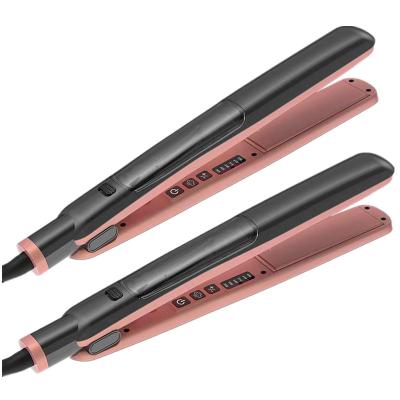 China Professional Hotel Straightener With Water Tank Portable Steam Pod Flat Irons Titanium Steam Hair Straightener for sale