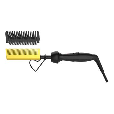 China Best Selling Outdoor Professional Other Hair Items Styling Tools Mini Electric Straightening Brush For Curly Hair Comb Hot Private Label for sale