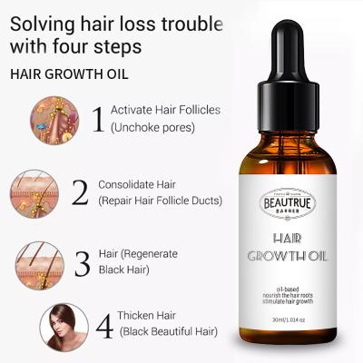 China Color-Protect Private Label 30ml Rapid Hair Growth Oil Faster Grow Hair Regrowth Hair Growth Oil For Men for sale