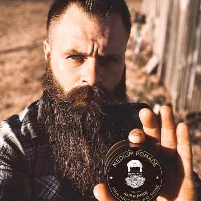 China High Quality Organic Plant Effect Hair Pomade Fashion ODM/OEM Strong Styling Water Based Organic Pomade For Men for sale