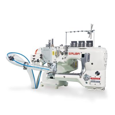 China SIRUBA D007S 4 NEEDLE 6 THREAD FEED-OFF-THE ARM FLATSEAMER HOME USED SEWING MACHINE for sale