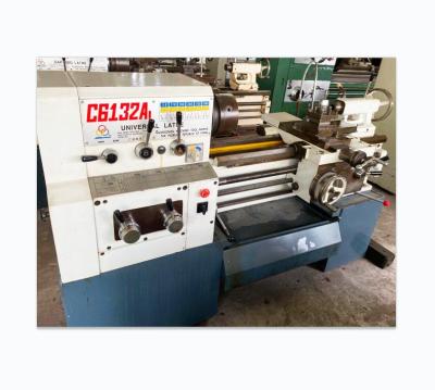 China Repair Workshop Universal Lathe Machine Used One Meter C6132 Manual  Light Duty for sale