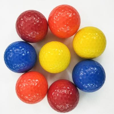 China Rubber + Ion Resin + Surlyn Customized Colorful Flashing LED Glowing Golf Balls for sale