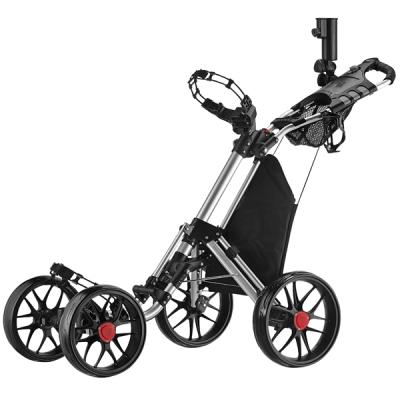 China Hot Selling Hand Push Factory 4 Wheel Pull Push Golf Cart Foldable Golf Cart for sale