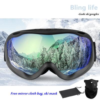 China 2021 Fashion Custom Children's Snow Skiing Goggles Motocross Protective Snow Anti-fog Eyewear Goggles for sale