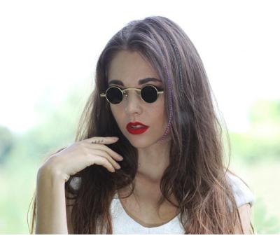 China Fashion new punk style small frame polarized sunglasses women retro wear cool glasses for sale