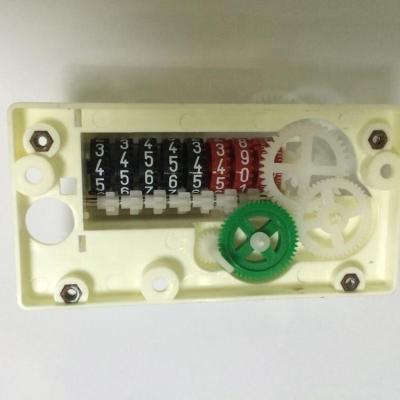 China Plastic 8 Digit Gas Meter Counter Register Meter for sale