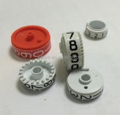 China Yaoye OEM Plastic Mold Accessories Roll Gear For Counter Plastic Parts PJ-2 for sale