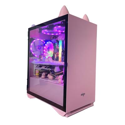 China Game RGB Lighting, Memory Module, Shine Fan Environment, Personal DIY Set Macaron Color Computer PC Host Desktop Host i710 Generation for sale