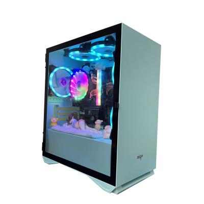 China Game RGB Lighting, Memory Module, Shine Fan Environment, Personal DIY Set Macaron Color Computer PC Host Desktop Host i710 Generation for sale