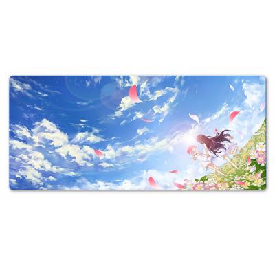 China Full Printing Design Large Polyester Cloth Laptop Computer Comfortable Neoprene Full Color Anti-slip Rubber Gaming Gaming Mouse Pad Mat for sale