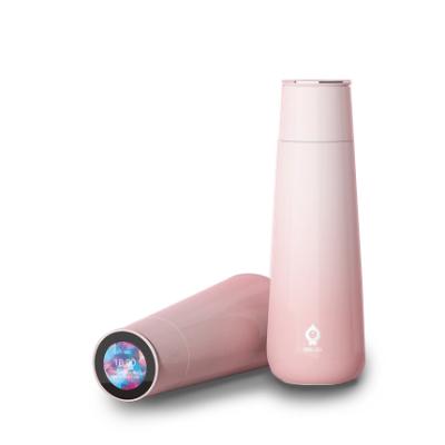 China WITH LID TFT color screen HD thermos smelling smart cup water bottle led temperature show stainless steel insulation smart cups for sale