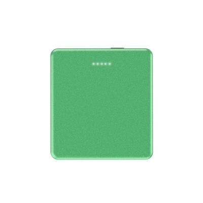 China Hot Arrival 2021new Mini Wireless Charging Power 5000mAh/10000mAh Portable Strong Magnetic Mobile Bank for sale