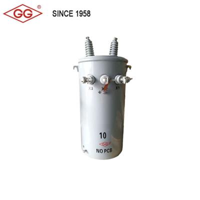 China 15KVA Power Single Phase Amorphous Pole Mounted Transformer for sale