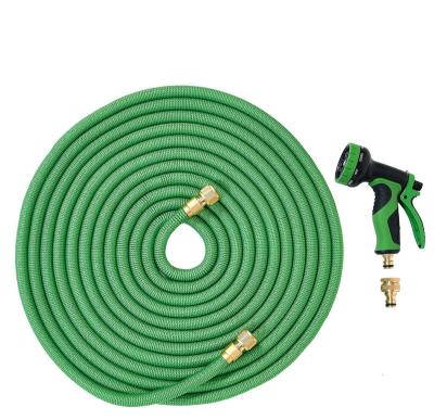 China New Generation Adjustable Expanding Water Hose Stainless Steel Metal Magic Garden Hose 100 Ft for sale