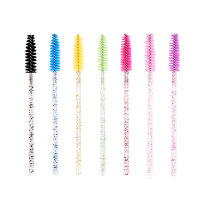 China Stocked Eyelash Extension Cleaning Brush Eyebrow Brush Mascara Wand Applicator Eye Lash Brushes Cosmetic Makeup Beauty Tools for sale