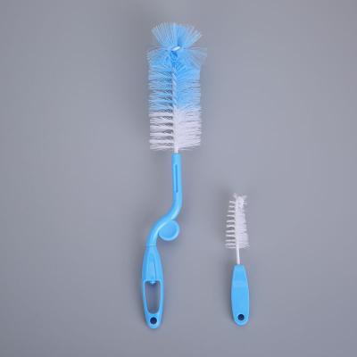 China 360 Degree Sustainable Rotating Antibacterial Sponge Brush Milk Bottle Brush Nipple Brush for sale