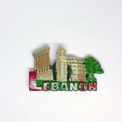 China Shape YIWU BaiWen Lebanon Souvenir Fridge Magnet Wholesale Custom Tourist Souvenir Magnets OEM for sale