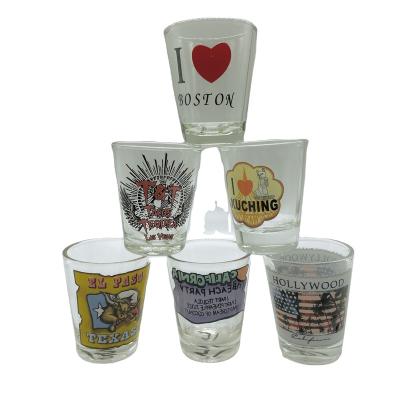 China New 2022 New Design Classic/Postmodern Custom Shot Glasses With Sublimation Shot Glasses For Beer Mug for sale