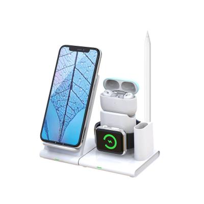 China Innovative Wireless Fast Charging 4 in 1Phone with 15W Wireless Charger for iPhone X and for Apple Watch for sale