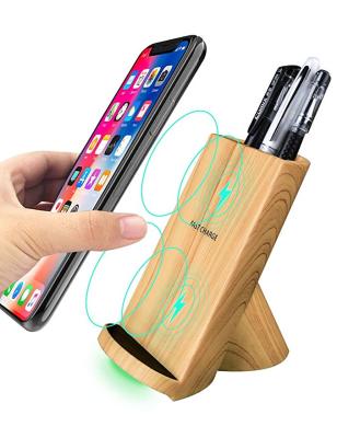 China Mobile Phone Qi Certified OEM Combo Fast Wireless Charger with Pen Box for iphone charging samsun for sale