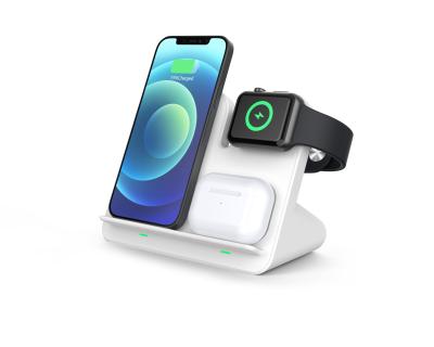 China Mobile Phone+Earphone+Watch 3 in 1 wirless charger for cargador iphone, for Apple watch and for AirPods for sale