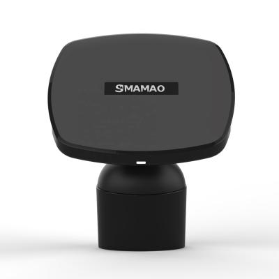 China 2019 SMAMAO High Quality Mobile Phone Car Wireless Charger With Qi Magnetic Car Holder Wireless Charger for sale