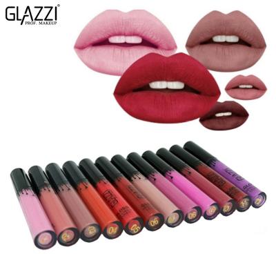 China Waterproof 12 Pieces One Set 12 Colors Matte Liquid Lipstick Makeup Set Long Lasting Lip Gloss Beauty Cosmetics Set Lipstick for sale