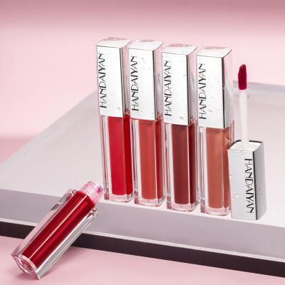 China Waterproof 12 Color Cream Liquid Lipstick Makeup Long Lasting Lip Gloss Beauty Cosmetics Set Labial for sale