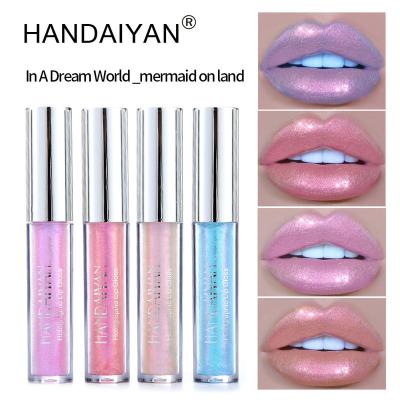 China Waterproof 6 colors shinny liquid lip gloss lipstick makeup long lasting lip gloss beauty cosmetics set labial for sale