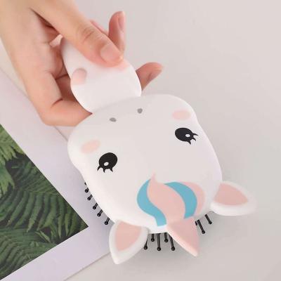 China Wholsale Sentences Cabello Sentences Unicorn Air Cushion Comb Air Cushion Hair Brush Unicorn Design Hair Combs Cabello Sentences Ninas Hair Comb for sale